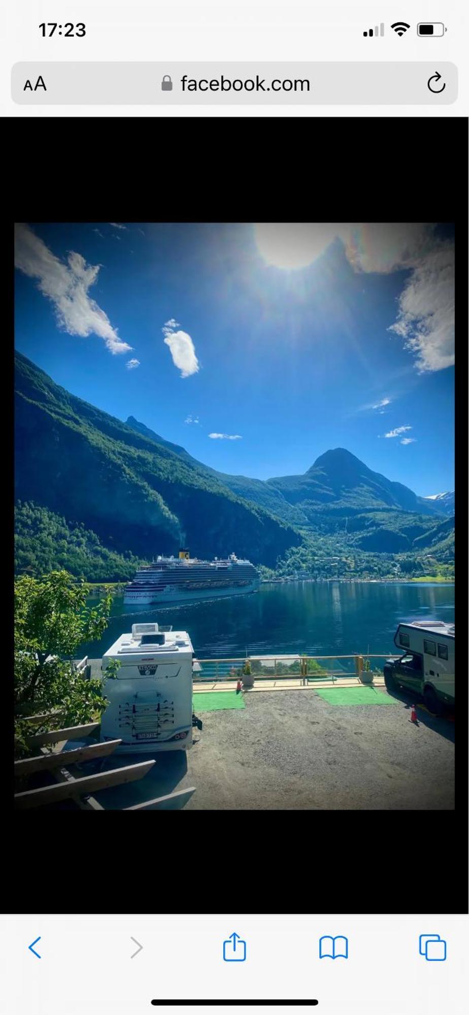 Solhaug Fjordcamping Vila Geiranger Exterior foto