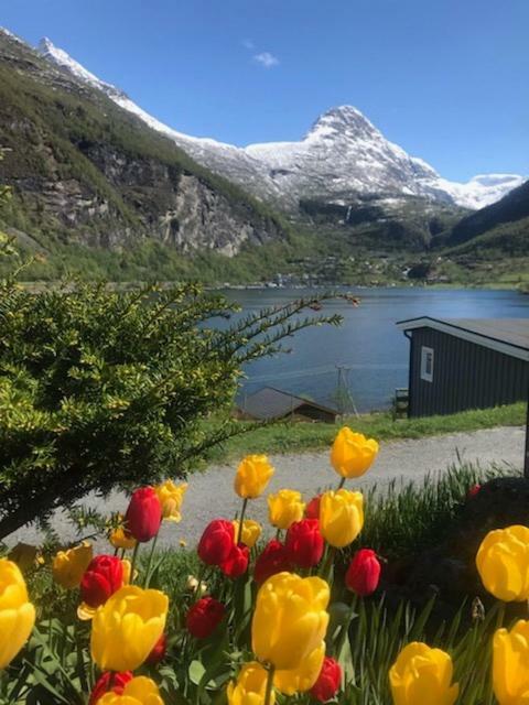 Solhaug Fjordcamping Vila Geiranger Exterior foto